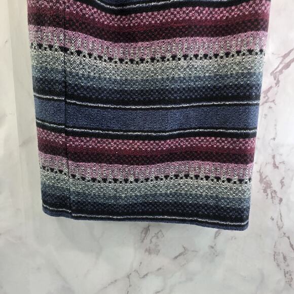 Vintage Southwestern Skirt Womens 29 Medium Maxi Tapestry Blanket Aztec Wrap 90s - Picture 8 of 12